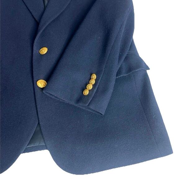 Polo University Club By Ralph Lauren Men’s Virgin Wool Blazer Size 42 Navy Blue - Picture 15 of 15